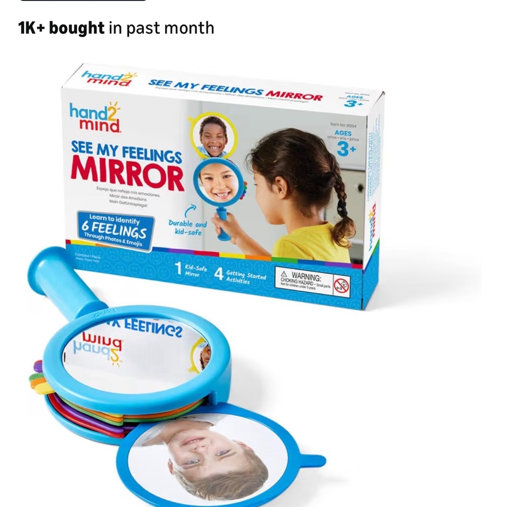 Vibrant Learning Toy Set with Mirror and Pop Fidget - Picture 6 of 8